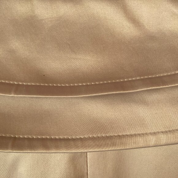 🍀🍀Alfani Trench Coat Belted Double Breasted Two Pockets Champagne XL NWOT - Picture 4 of 8